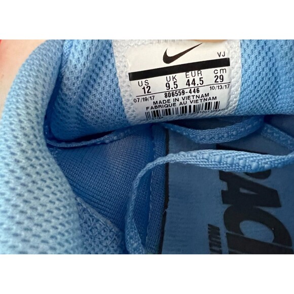 NIKE Zoom Rival M8 Track Spikes  Women's Size 12  NWOB  Blue 806559 Multi-Use - Picture 7 of 9